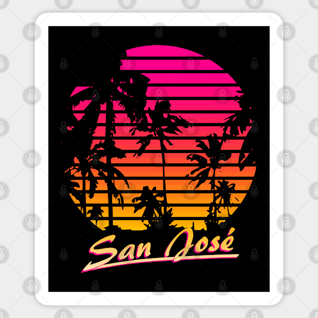 San Jose Sticker by Nerd_art